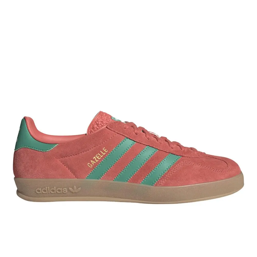 Adidas Gazelle Indoor Mens Orange Sneakers Casual Shoes JH5407