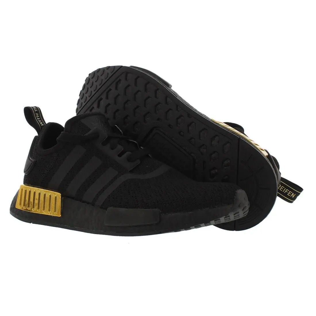 Adidas shoes - Black/Gold, Main: Black 4
