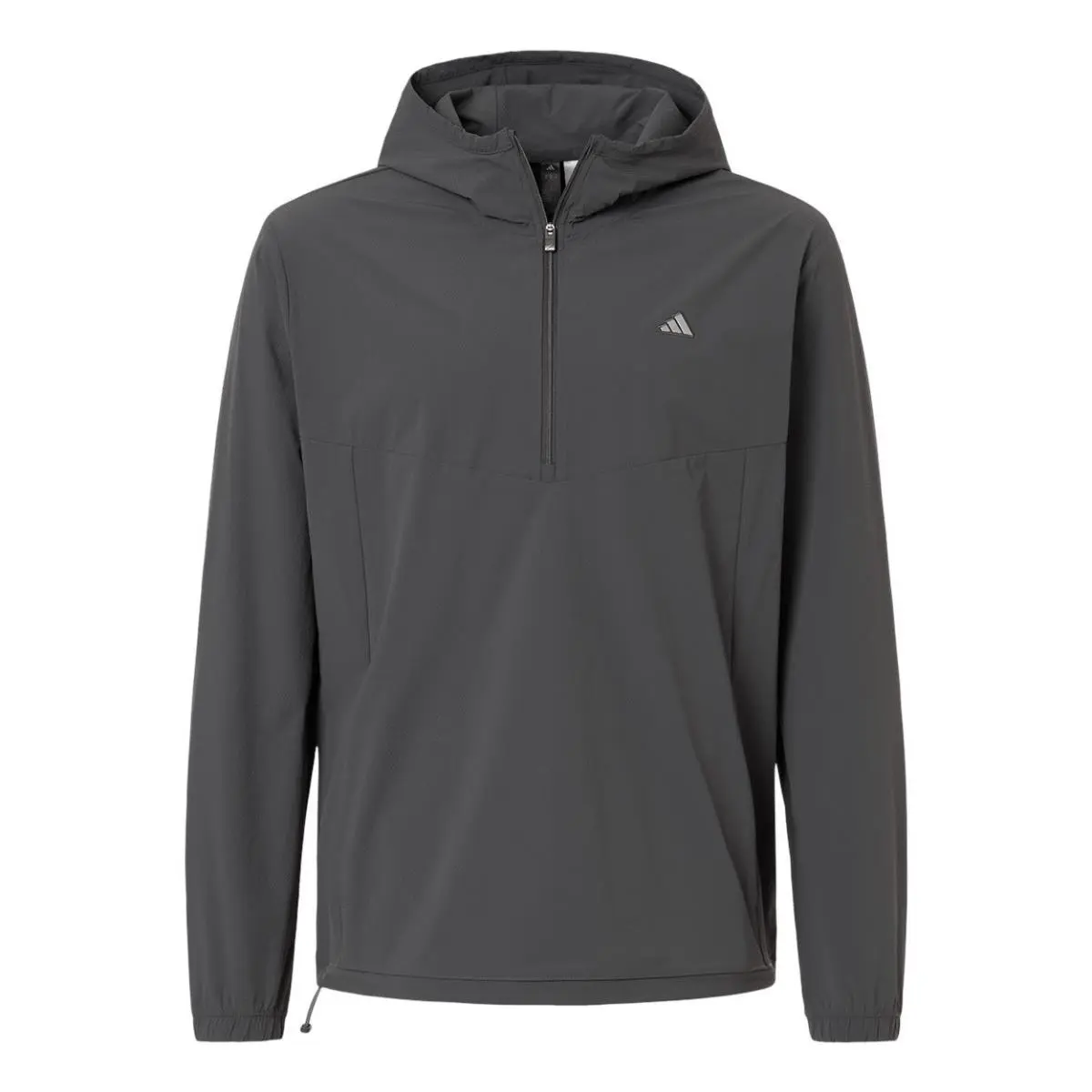 Mens Ultimate365 Course Control Anorak Windbreaker 1/4-Zip Rain Jacket Grey Five by Adidas