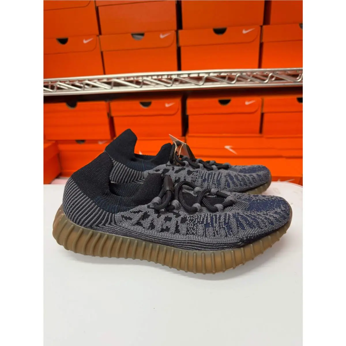 Men`s Yeezy 350 V2 Compact Shoes Slate Blue GX9401 by Adidas
