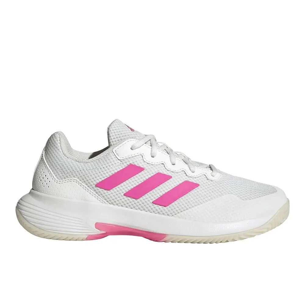 Gamecourt 2.0 Tennis Womens White Sneakers Athletic Shoes JP7723 by Adidas