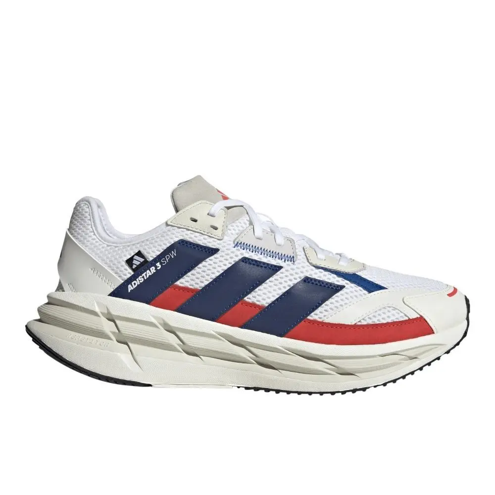 Adistar 3 Sportswear Mens White Sneakers Casual Shoes JS1178 by Adidas