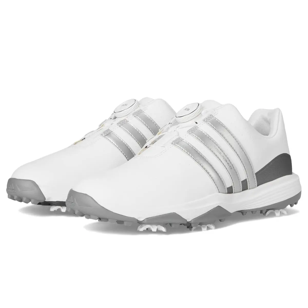 Children Unisex Shoes Adidas Golf Tour360 Boa 24 Big Kid/little Kid - Footwear White/Silvermet/Dashgrey