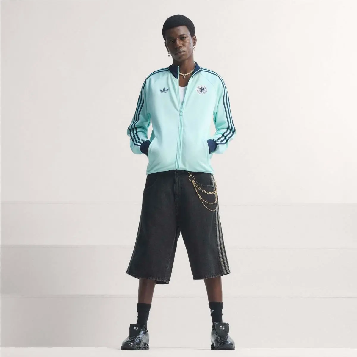 Adidas clothing - JZ9340 - JZ9340 - Turquoise 1