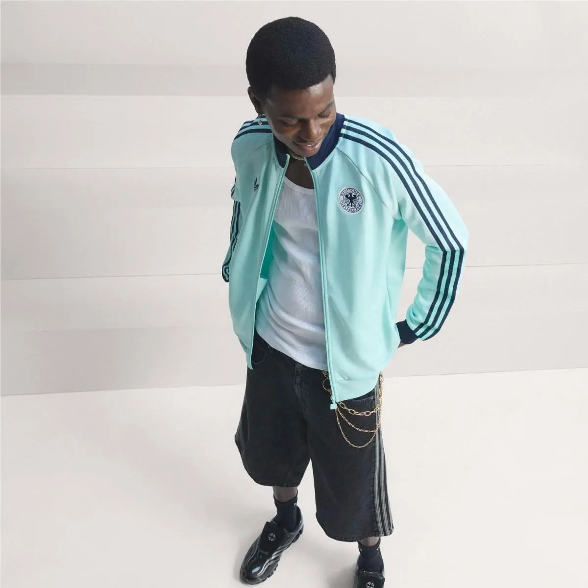 Adidas clothing - JZ9340 - JZ9340 - Turquoise 6