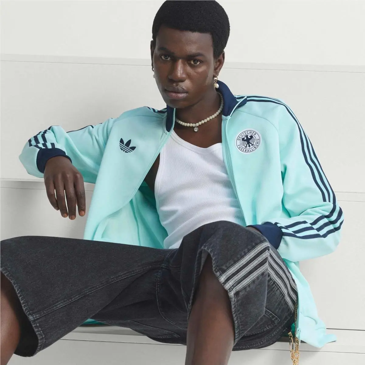 Adidas clothing - JZ9340 - JZ9340 - Turquoise 12