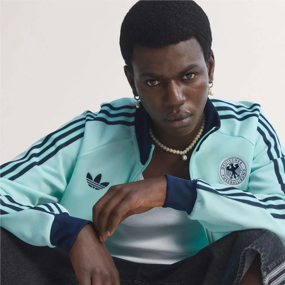 Adidas clothing - JZ9340 - JZ9340 - Turquoise 5