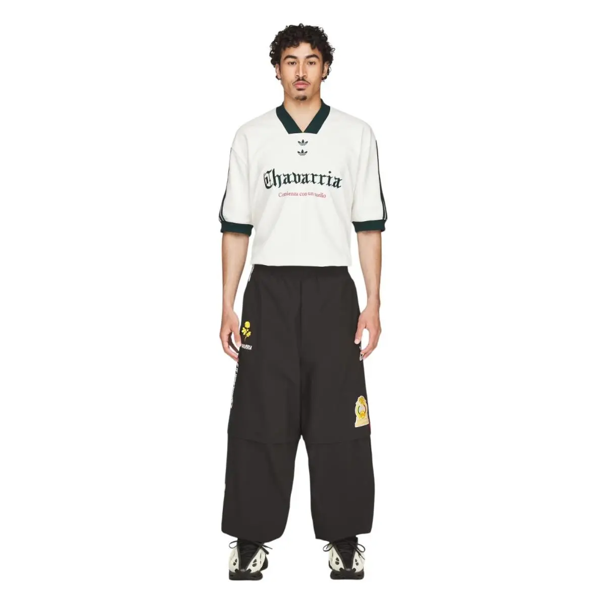 Adidas clothing - Chavarria CDM Woven Track Pants - KU7798 - Black 1