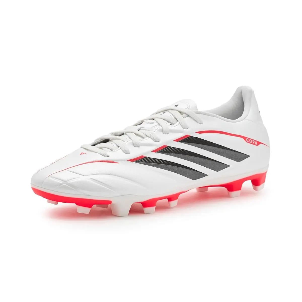 Unisex Shoes  Copa Pure IV Club Firm Ground / Multi Ground Soccer Cleats Zero Metallic/Black/Lucid Red by Adidas