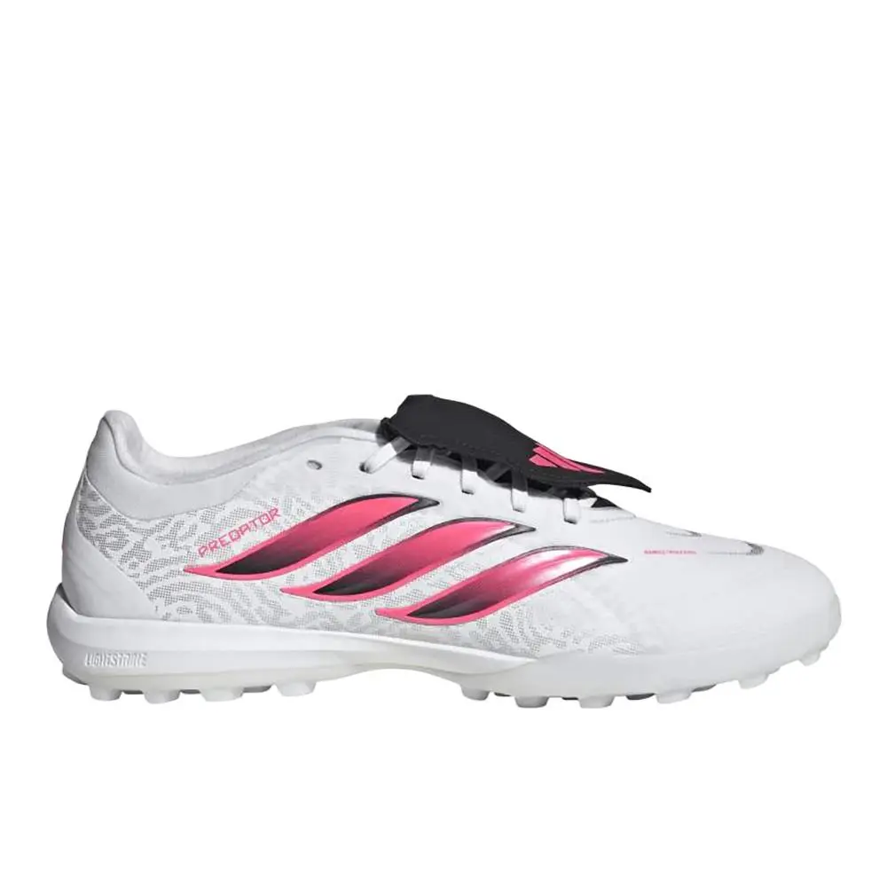 Adidas Predator Pro Foldover Tongue Turf Soccer Cleats Unisex White Sneakers Ath