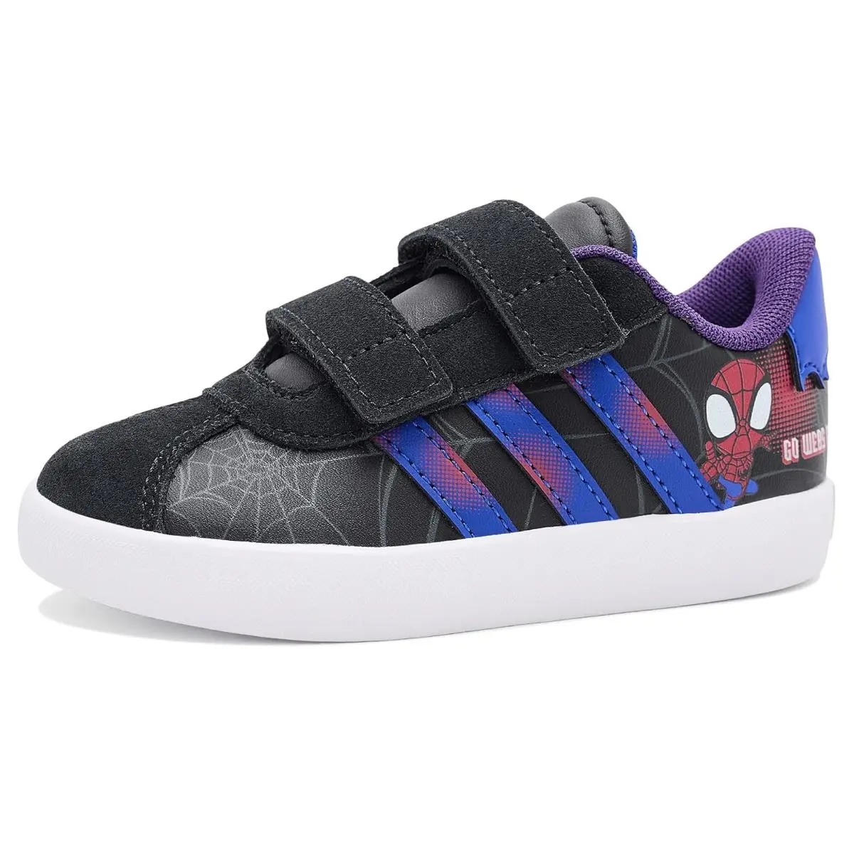 Unisex Kids Shoes Adidas Kids Marvel Vl Court 3.0 Hook Loop Infant/toddler