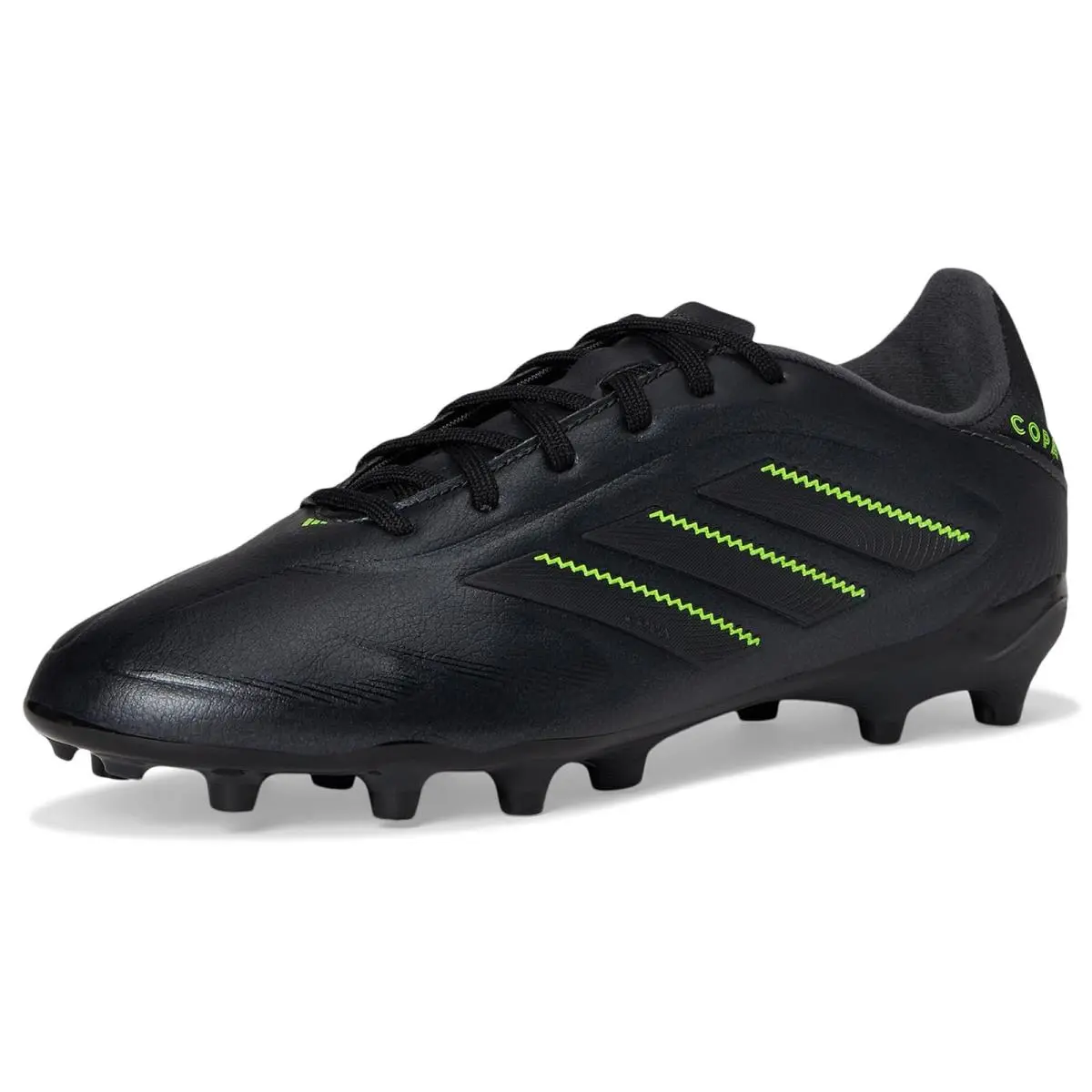 Adidas shoes - Black/Solid Grey/Lucid Lemon 5
