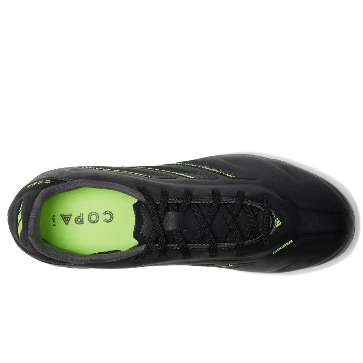 Adidas shoes - Black/Solid Grey/Lucid Lemon 7