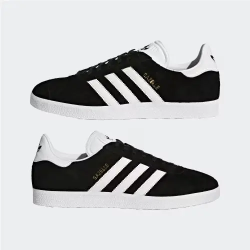 Adidas shoes - Core Black / White / Gold Metallic 6