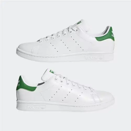 Adidas shoes - Cloud White / Core White / Green 7