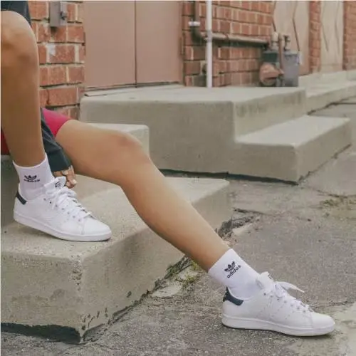 Adidas shoes - Cloud White / Core White / Green 12