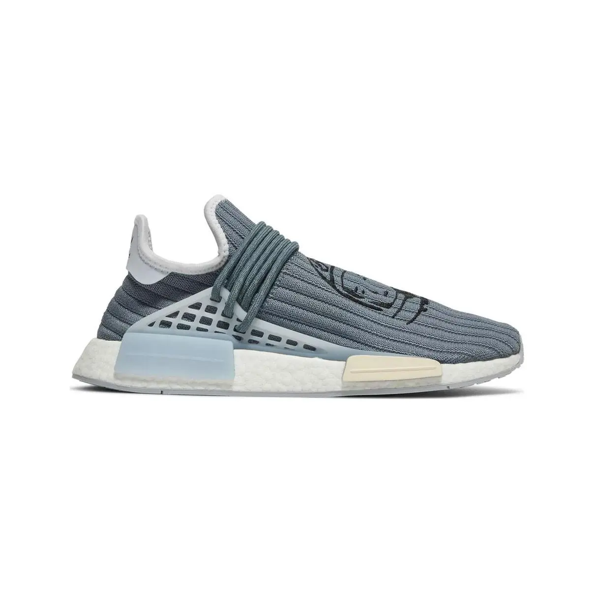 Men`s Nmd HU Pharrell x Bbc GW3955 Astronaut Blue SZ 6-12 by Adidas