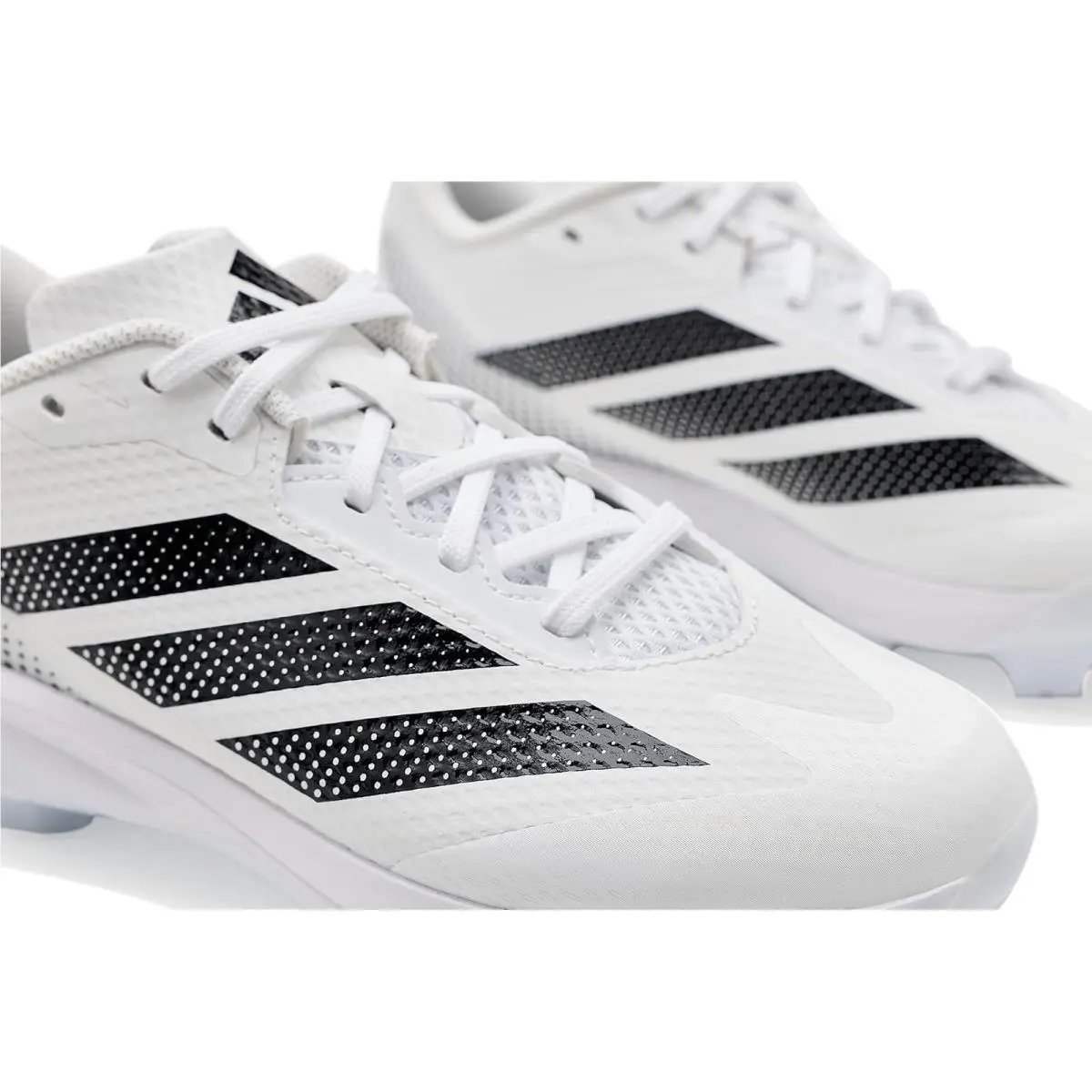 Adidas shoes - Black/White/Silver Metallic 25