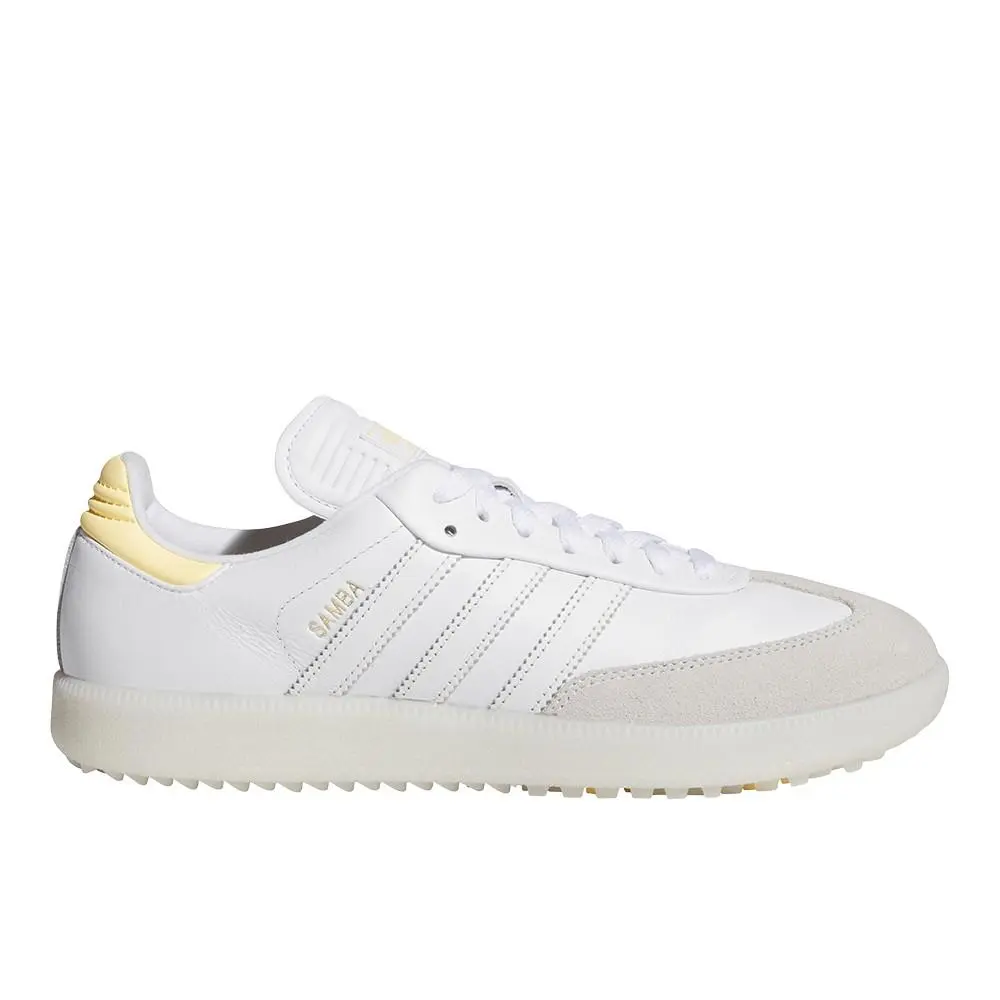 Samba Spikeless Golf Unisex White Sneakers Athletic Shoes SB1158-HP7071 by Adidas