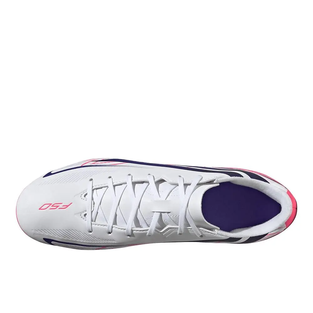 Adidas shoes - adidas F50 Hyperfast Club Firm Ground  Multi Ground Soccer Cleats - SB1158-KJ0990 - White 2