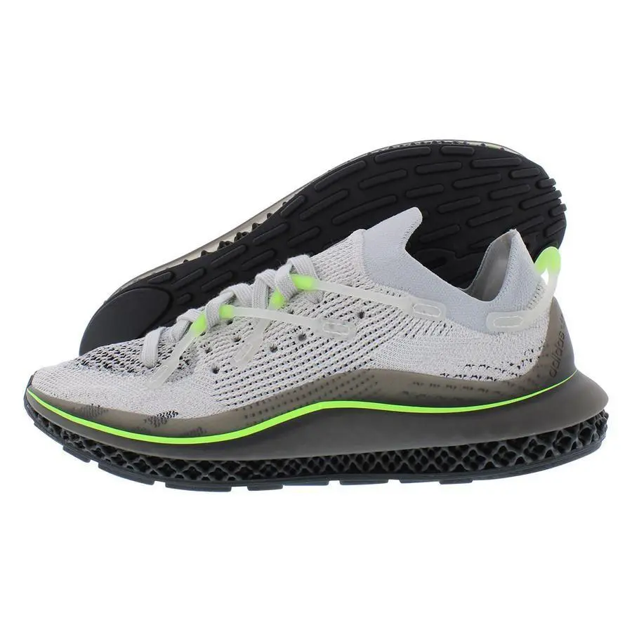 Adidas shoes - Grey/Green, Main: Grey 3