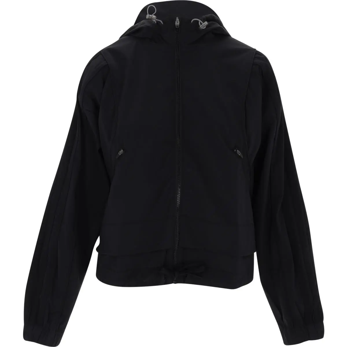 Beyond The Course Full Zip Hoodie Black Outerwear Women by Adidas