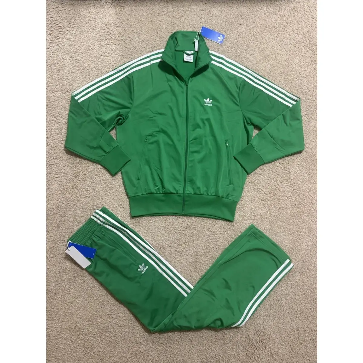 Originals Firebird Mens Tracksuit Jacket Pants Set Green Sz M L XL Regular by Adidas