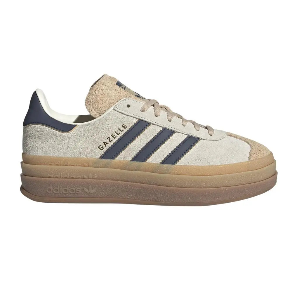 Adidas Gazelle Bold Womens Beige Sneakers Casual Shoes JQ5126 - Beige