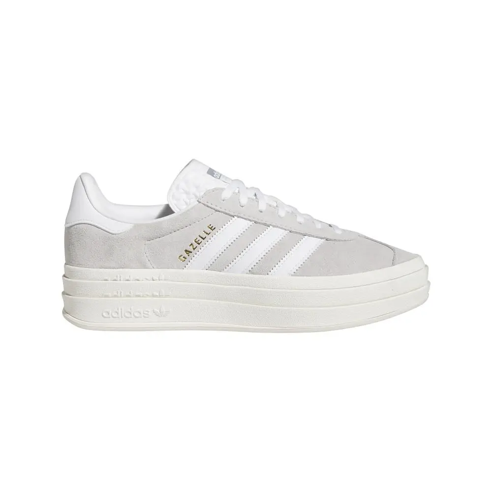 Adidas Gazelle Bold Womens Grey Sneakers Casual Shoes HQ6893