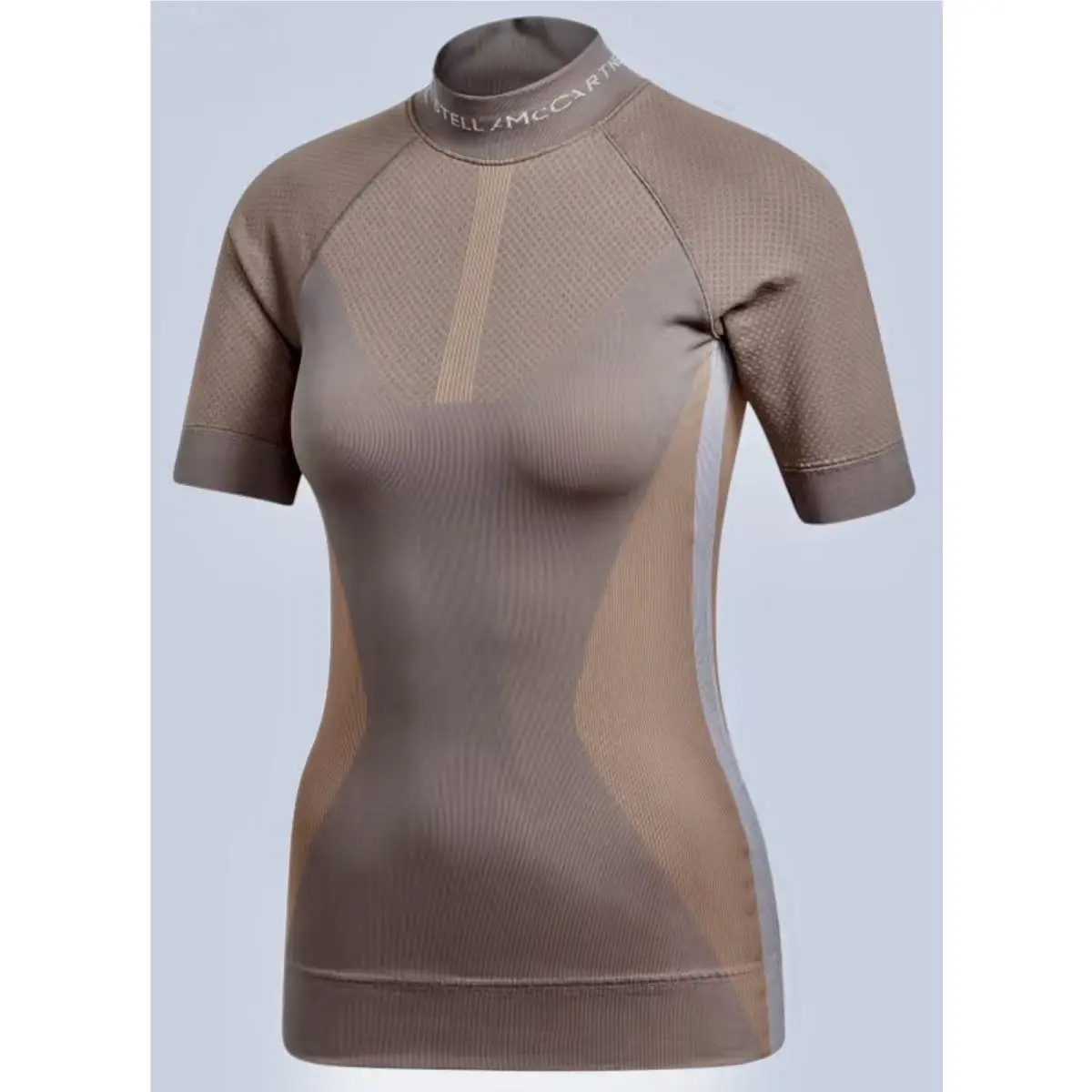 Stella Mccartney Run Kit Explorer Lt Brown Running Tee Shirt Womens XS M by Adidas