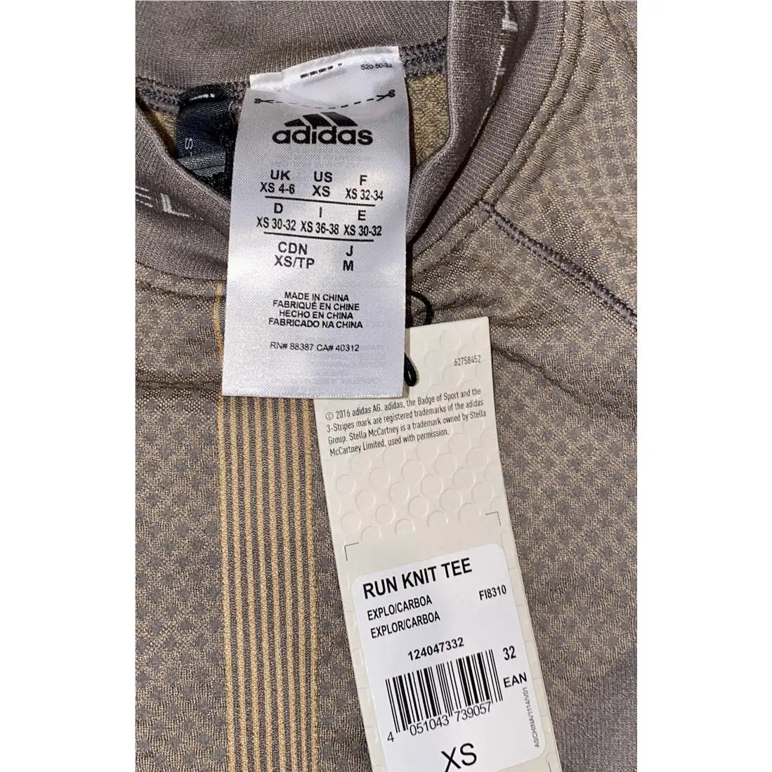 Adidas clothing - Runk Knit Tee - Runk Knit Tee - FL1721 - Brown 9