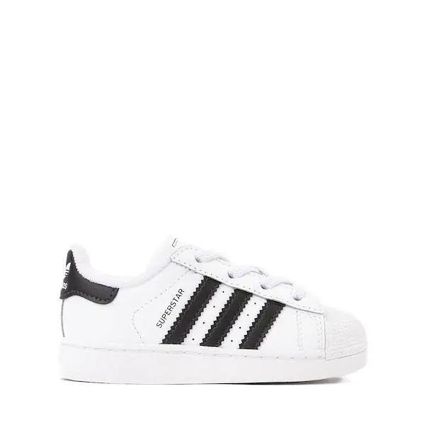 Adidas Kid`s Superstar II Elastic Lace Athletic Shoes