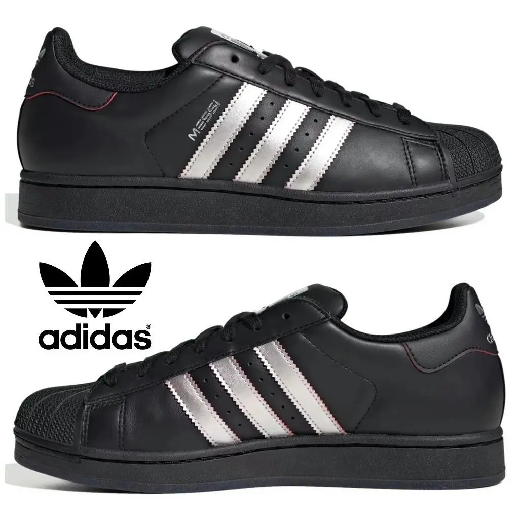 Adidas shoes - adidas Superstar - Superstar - Black, Manufacturer: Core Black / Silver Metallic / Pure Ruby 8