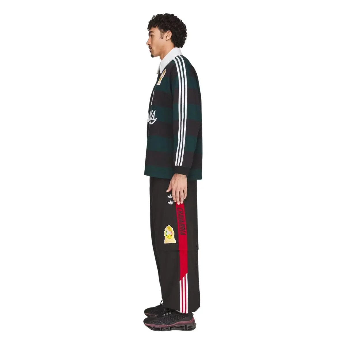 Adidas clothing - Chavarria LS Rugby Shirt - Chavarria Rugby Shirt - KV1977 - Black 3