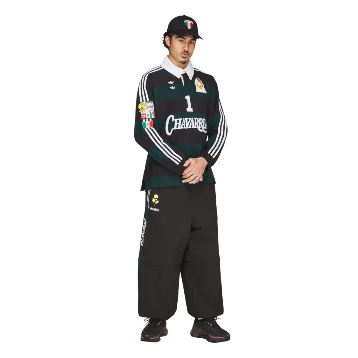 Adidas clothing - Chavarria LS Rugby Shirt - Chavarria Rugby Shirt - KV1977 - Black 10
