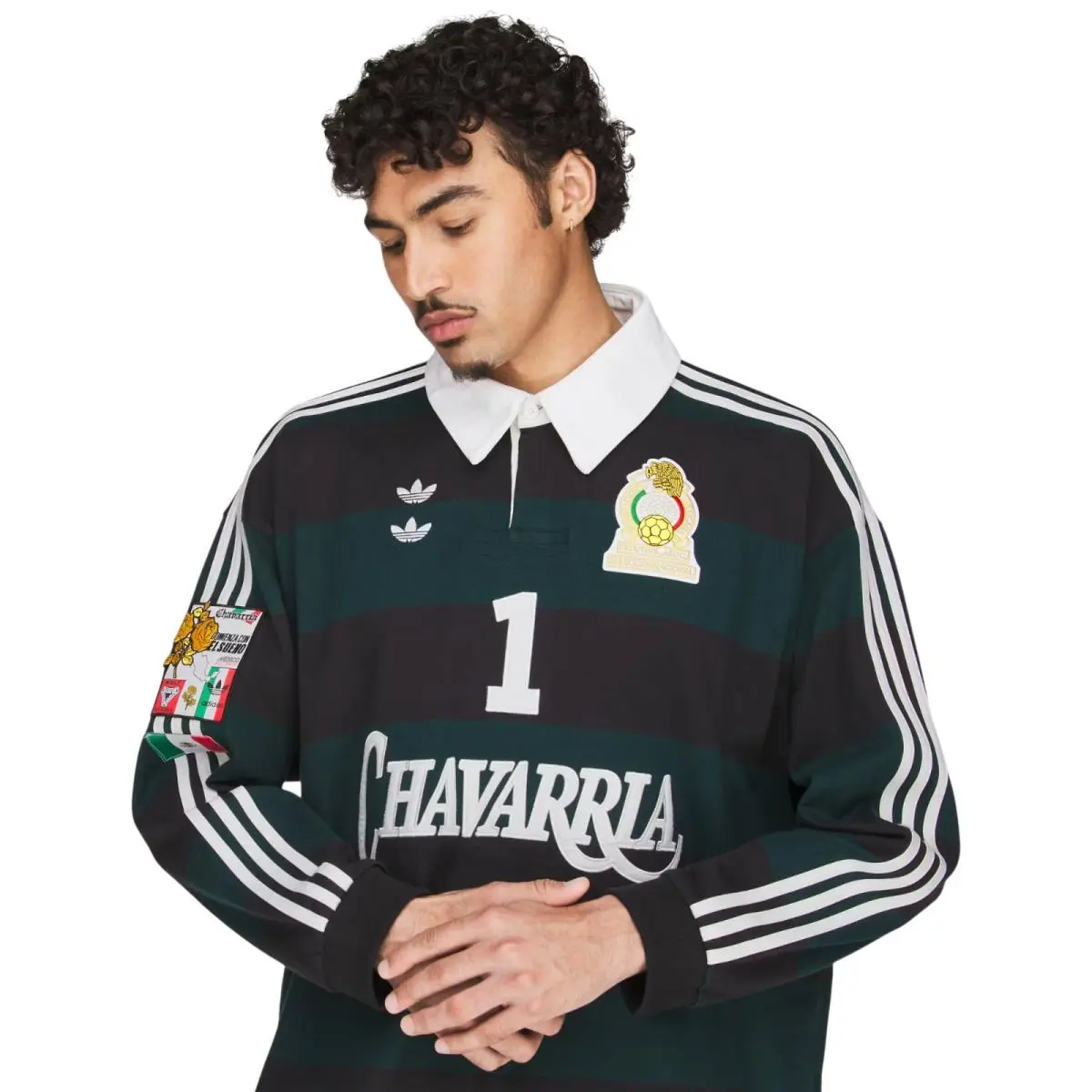 Adidas clothing - Chavarria LS Rugby Shirt - Chavarria Rugby Shirt - KV1977 - Black 15