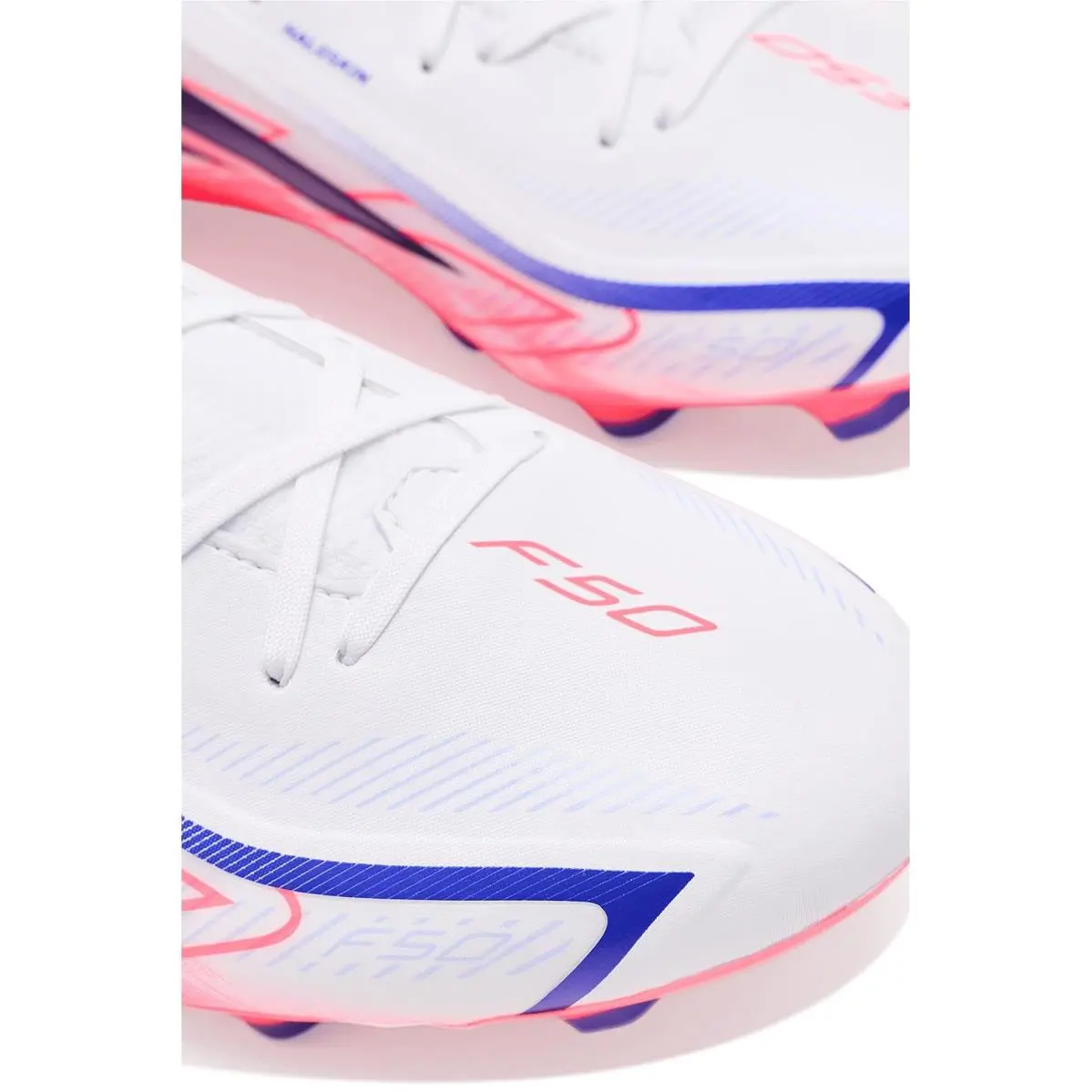 Adidas shoes - White/Solar Purple/Solar Turbo 4