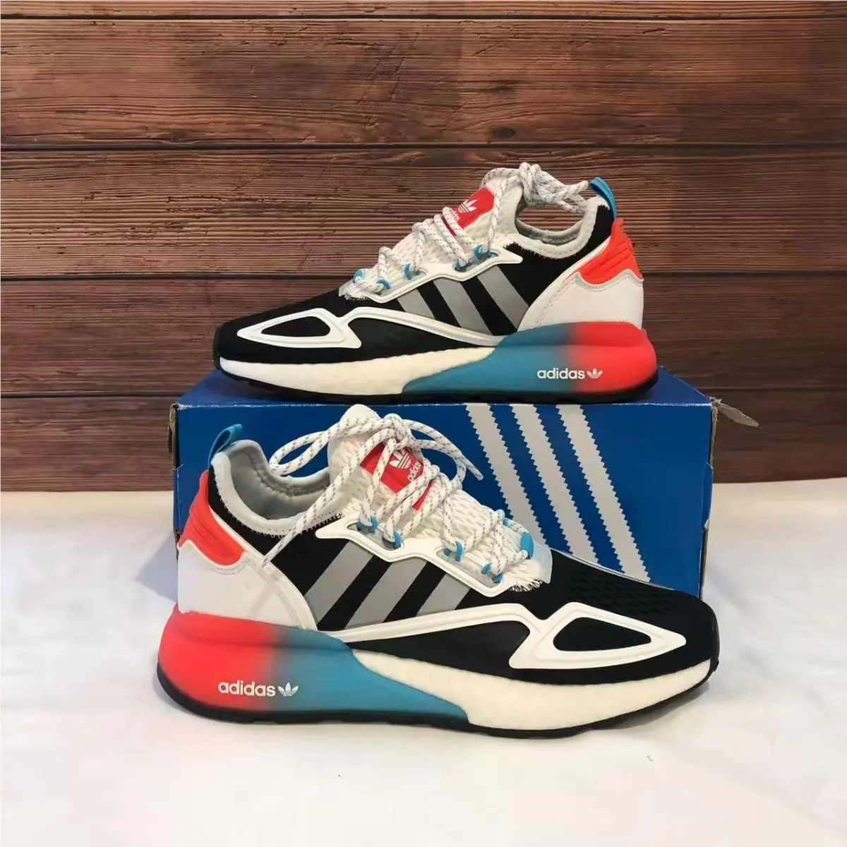 Adidas shoes - adidas ZX 2K Boost - Boost - White 0
