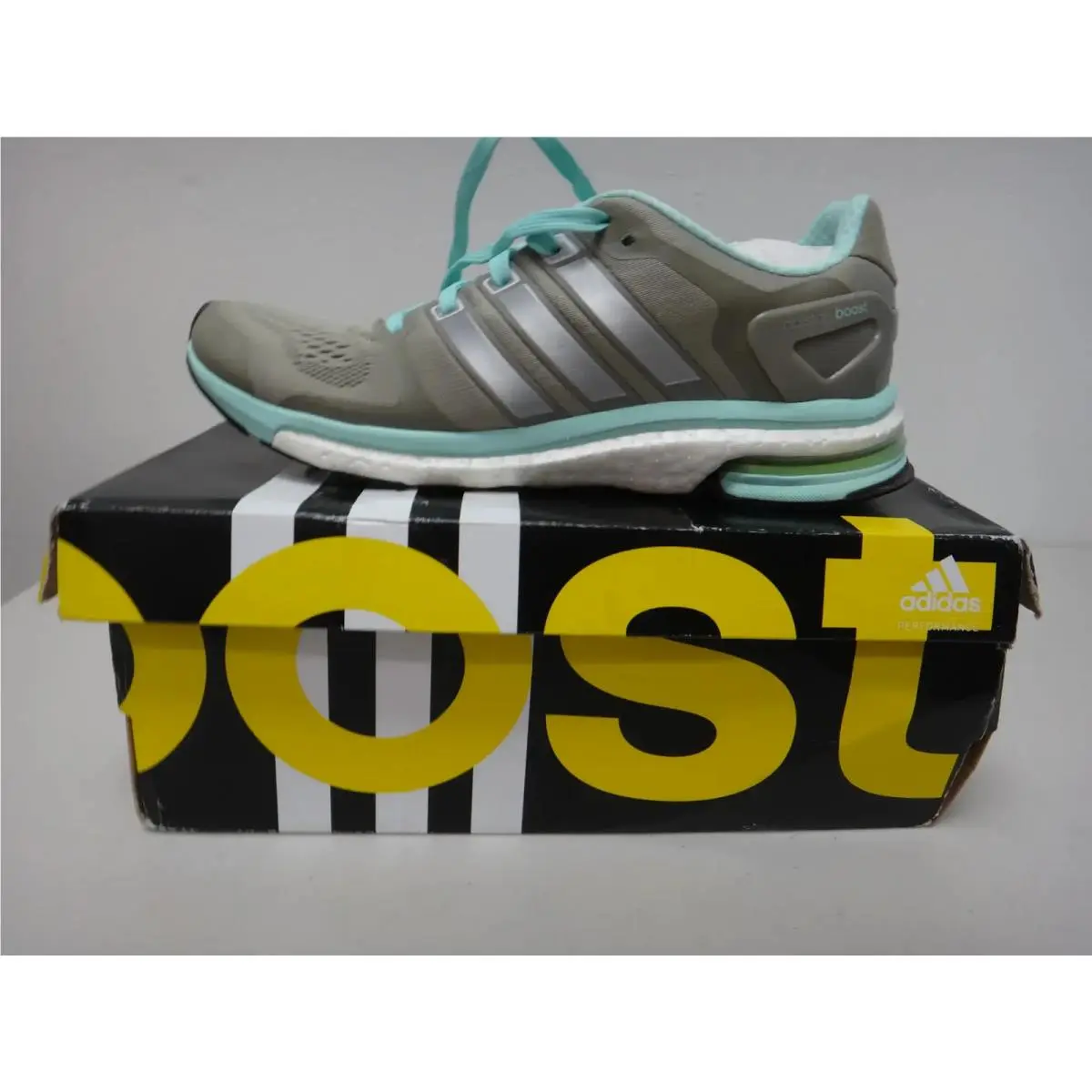 Adistar Boost W Esm Running Shoe US 10.5 Tech Beige Frost Mint M18852 by Adidas