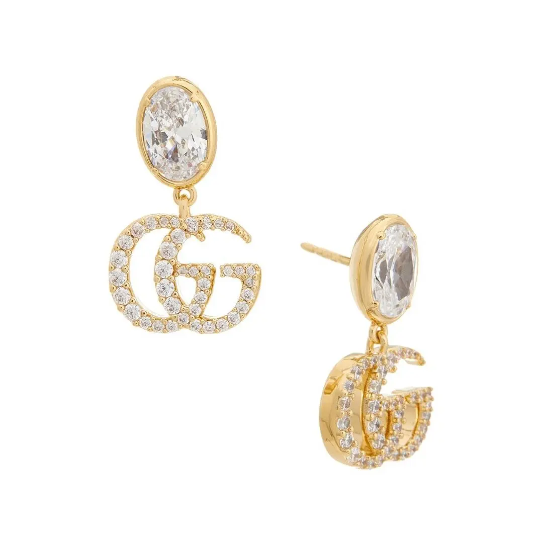 Gg Marmont Crystal Earrings Women`s by Gucci