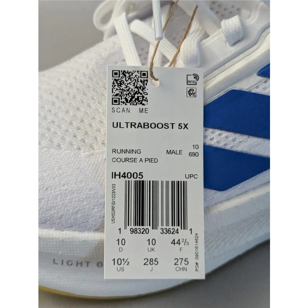 Adidas shoes - adidas Ultraboost 5X - Ultraboost - IH4005 - White (UPC: 198320336272) 4