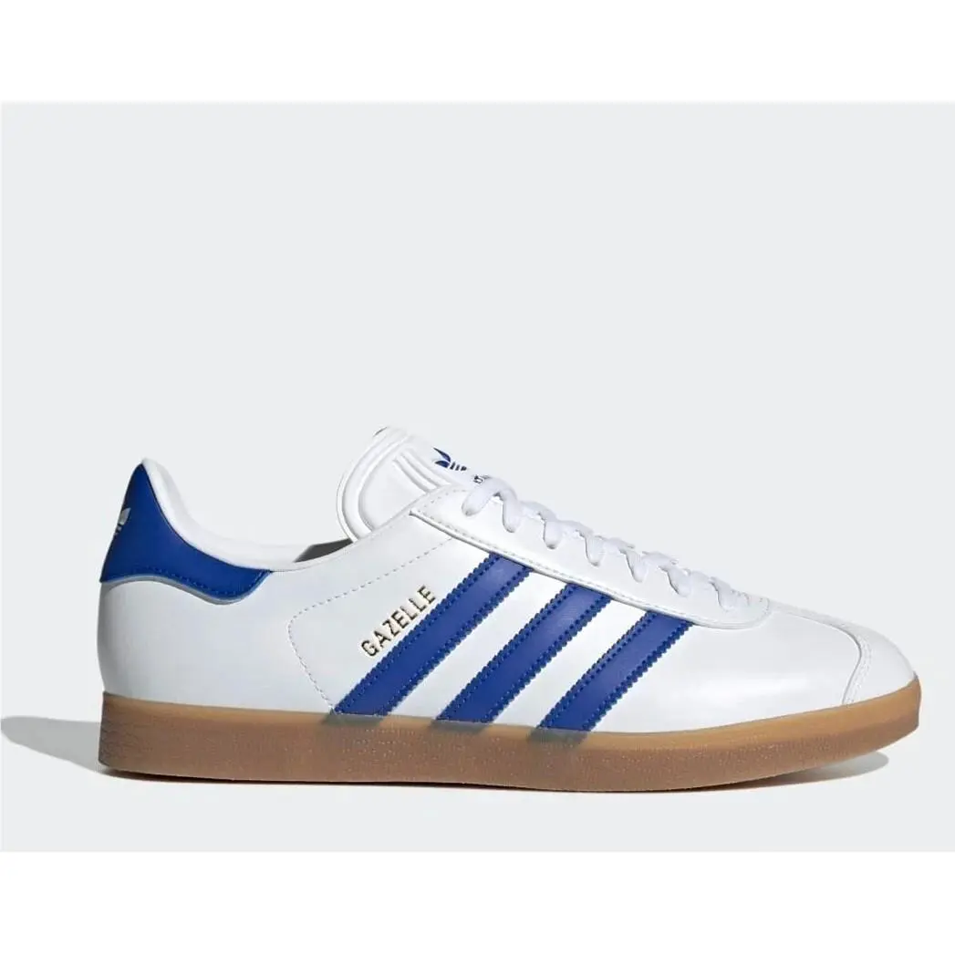 Size 11.5 - Men`s  Gazelle Shoes White IH0369 by Adidas