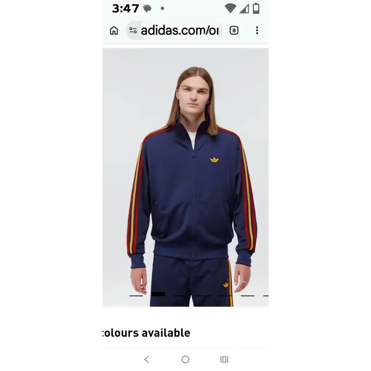 Adidas clothing - kd3847 kd3836 - kd3847 kd3836 - navy red yellow 9