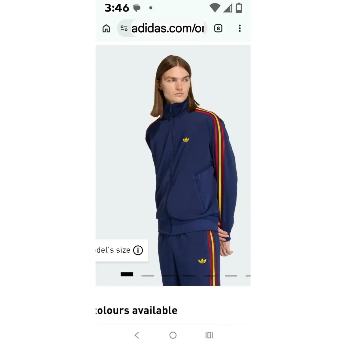 Adidas clothing - kd3847 kd3836 - kd3847 kd3836 - navy red yellow 12
