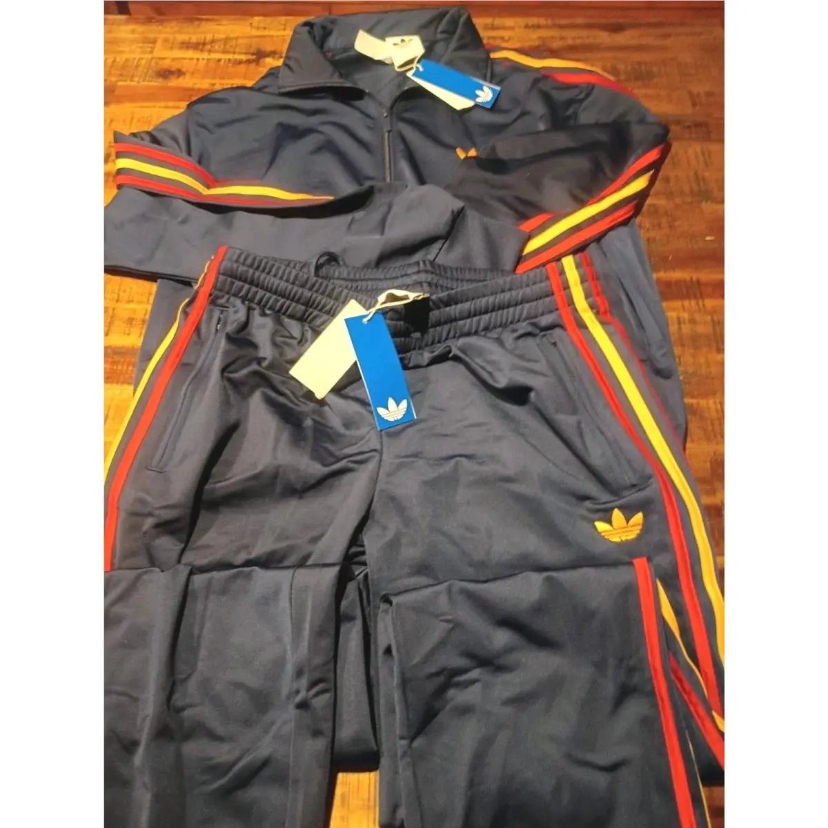Adidas clothing - kd3847 kd3836 - kd3847 kd3836 - navy red yellow 11