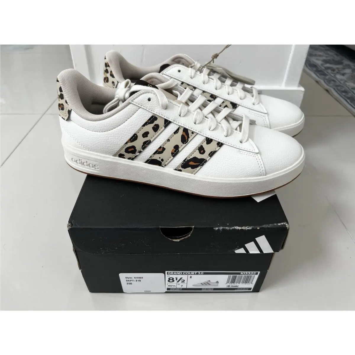Adidas shoes - adidas Grand Court 3.0 - Grand Court - KI3322 - White, Beige, Brown, Black 2