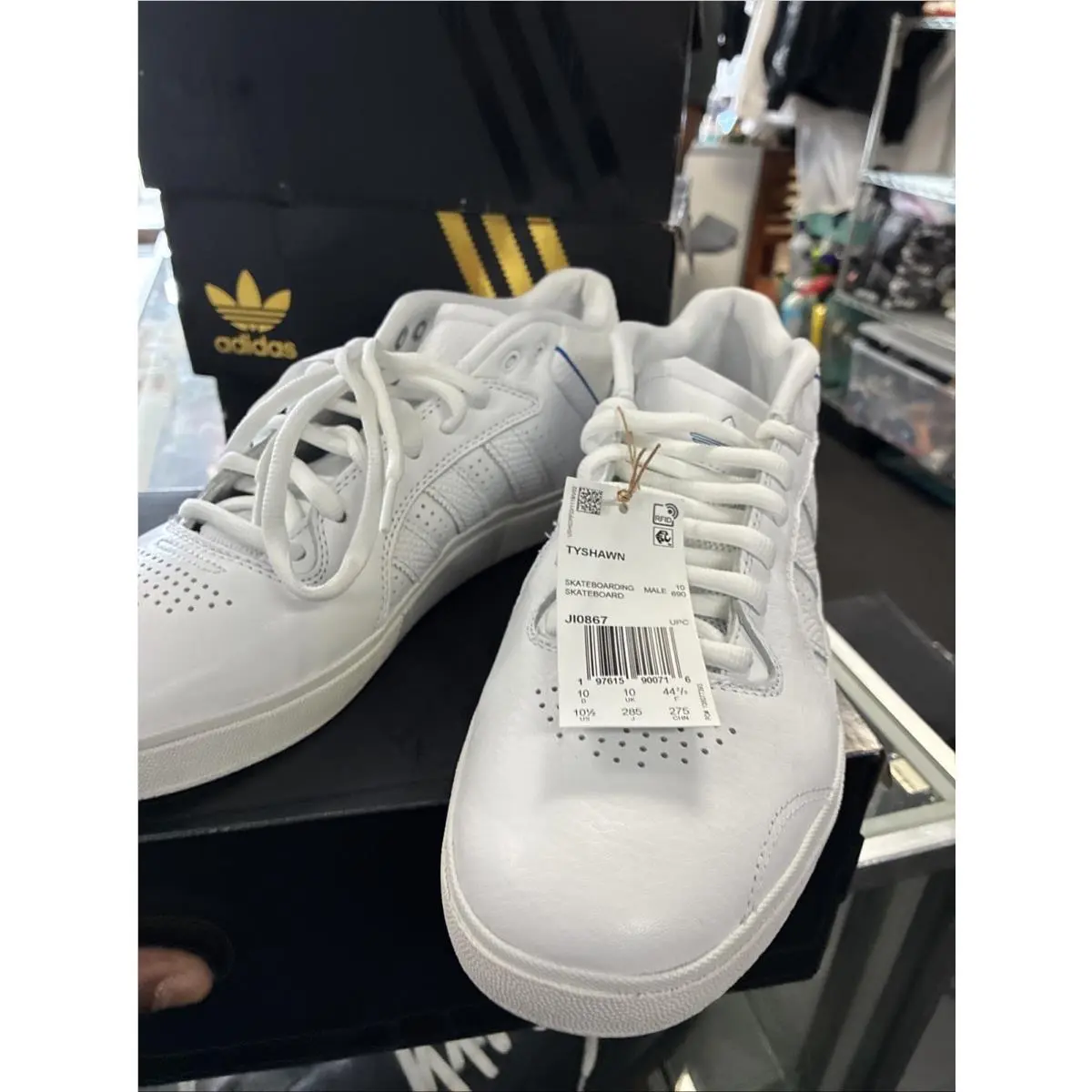 Adidas shoes - adidas Tyshawn - Tyshawn - JI0867 - White 12