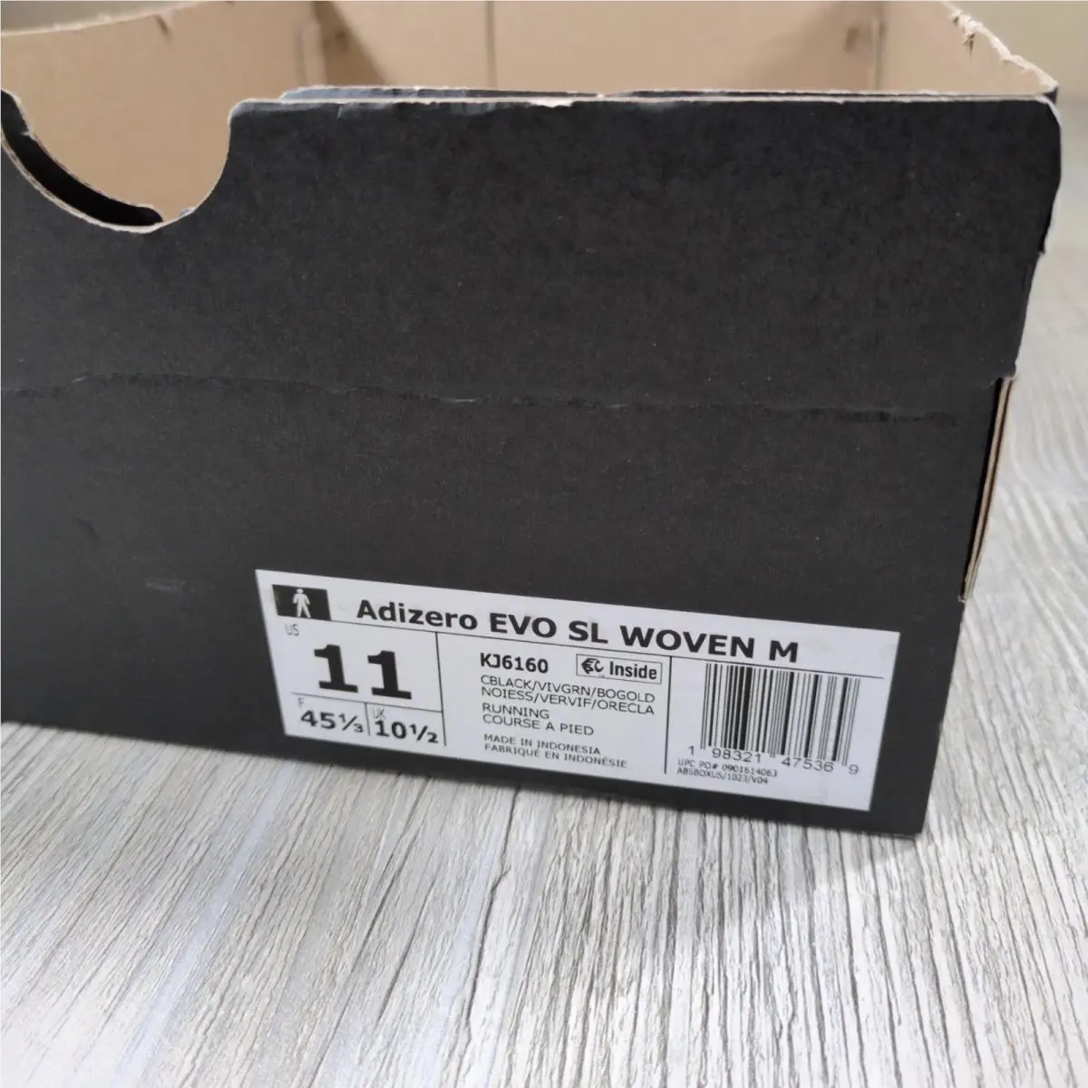 Adidas shoes - adidas Adizero Evo SL - Adizero Evo - KJ6160 - Black 5