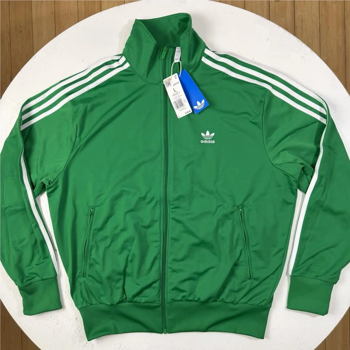 Adidas clothing - adidas Firebird TT - Firebird - JD0183 - Green, White 1