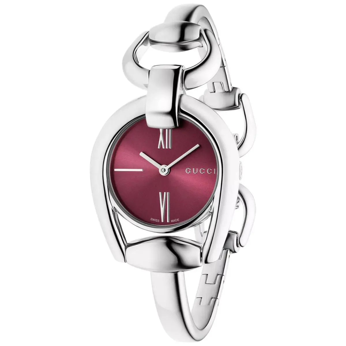 Horsebit YA139502 28mm Stainless Steel Case Red Dial by Gucci